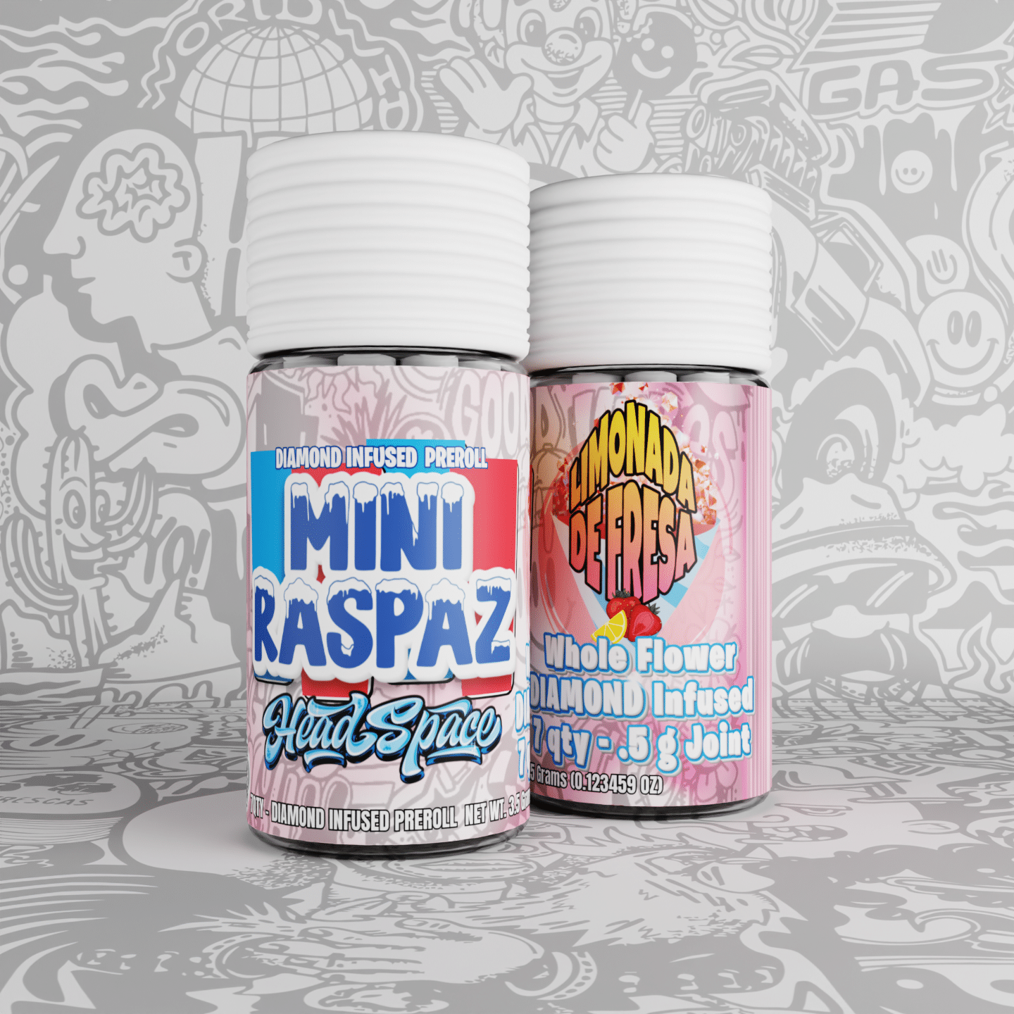 Limonada de Fresa Raspaz Package
