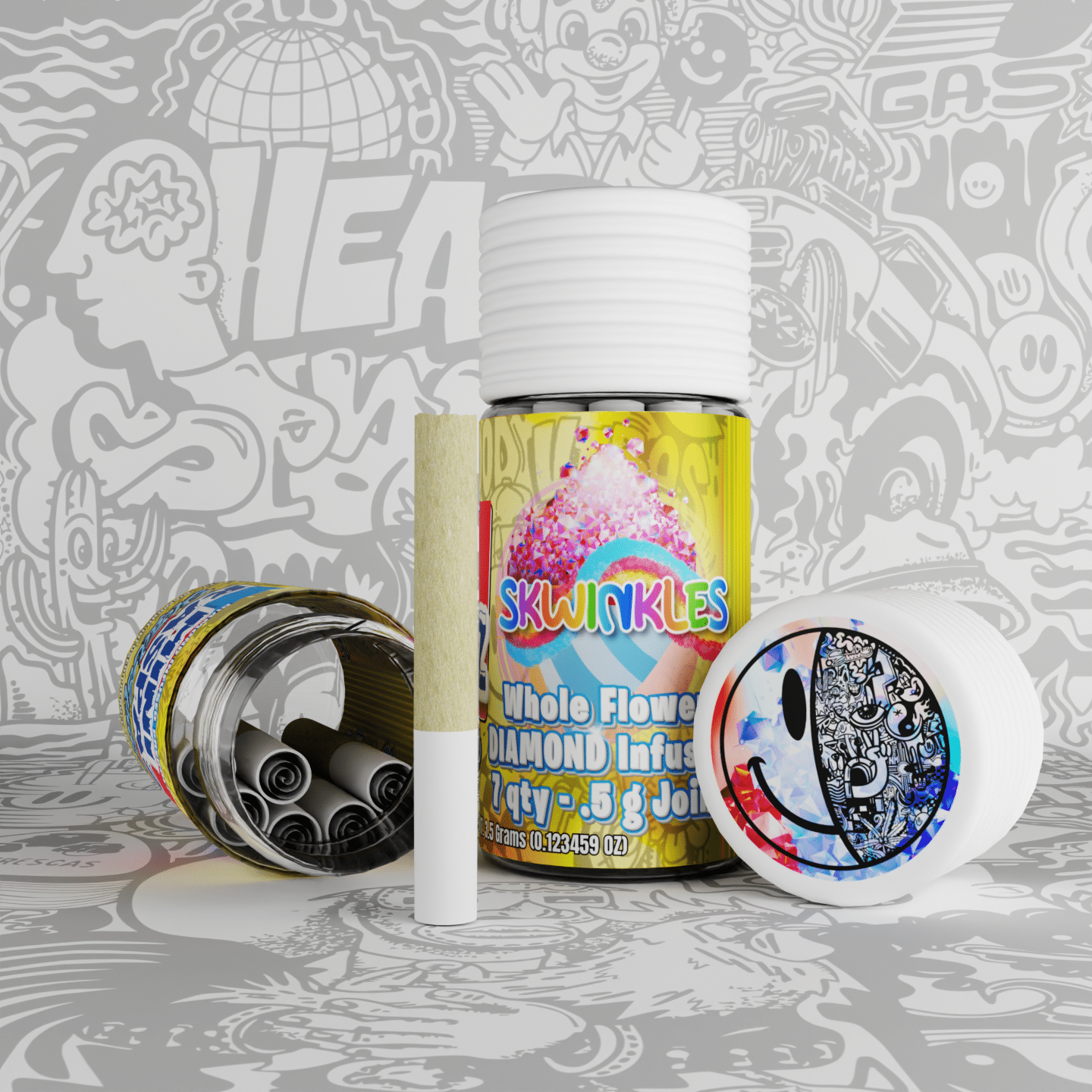 Skwinkles Raspaz Package and Product