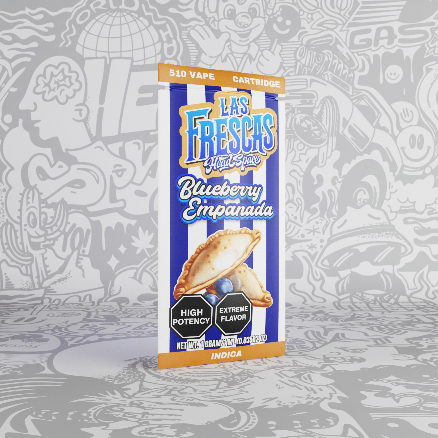 blue emapanada package