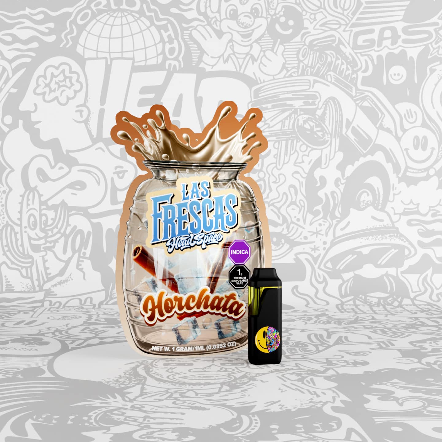 Las Frescas vape – high potency THC in disposable format