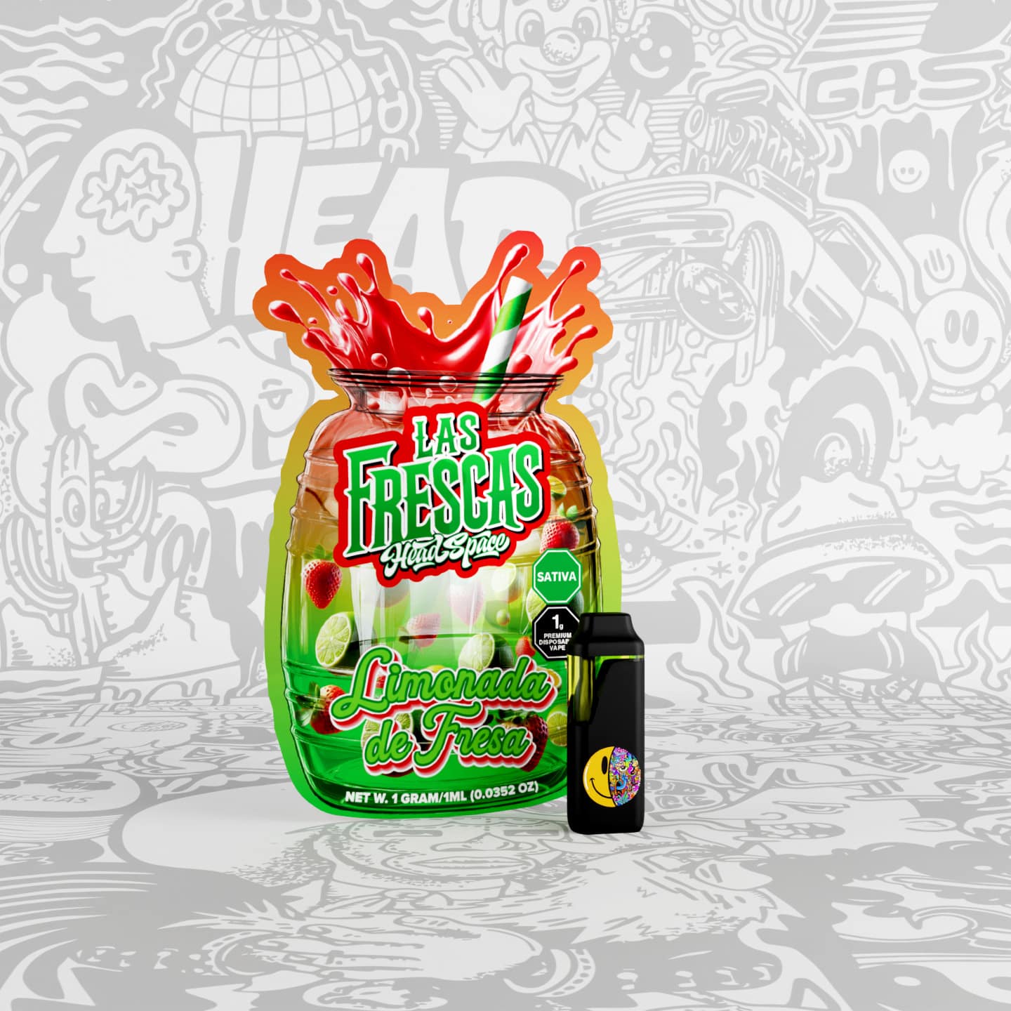 Las Frescas vape – high potency THC in disposable format